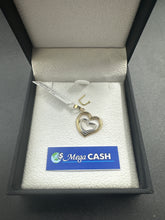 LADIES 9CT GOLD HEART PENDANT